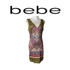 Bebe Mult-Color Beautiful Dress. Sz S